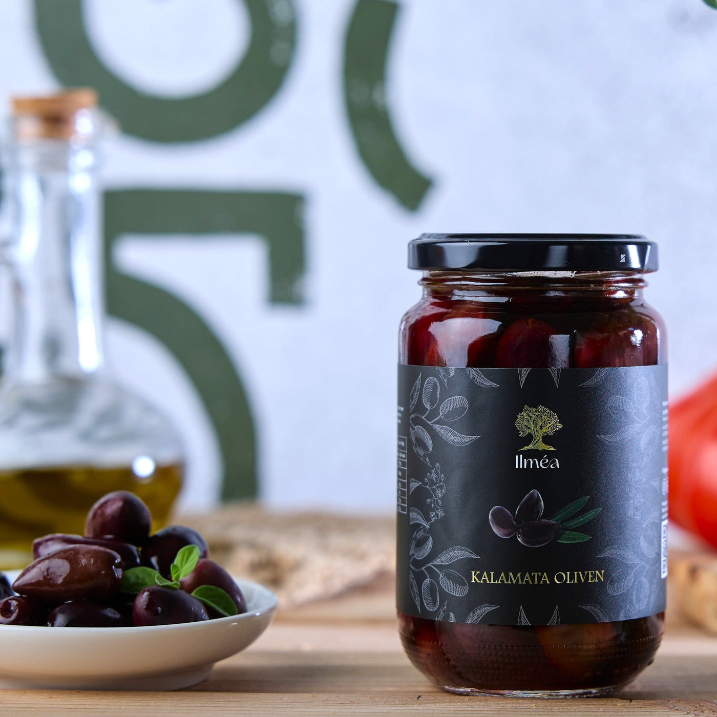 Kalamata Oliven im Glas ILMEA Schweiz
