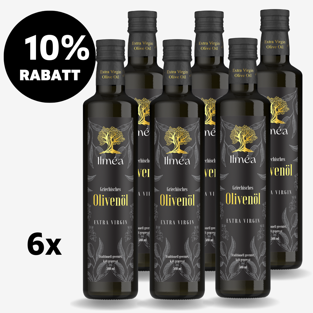 Olivenoel_Flasche_6x_500ml_Rabatt_Ilmea_Olivenoel
