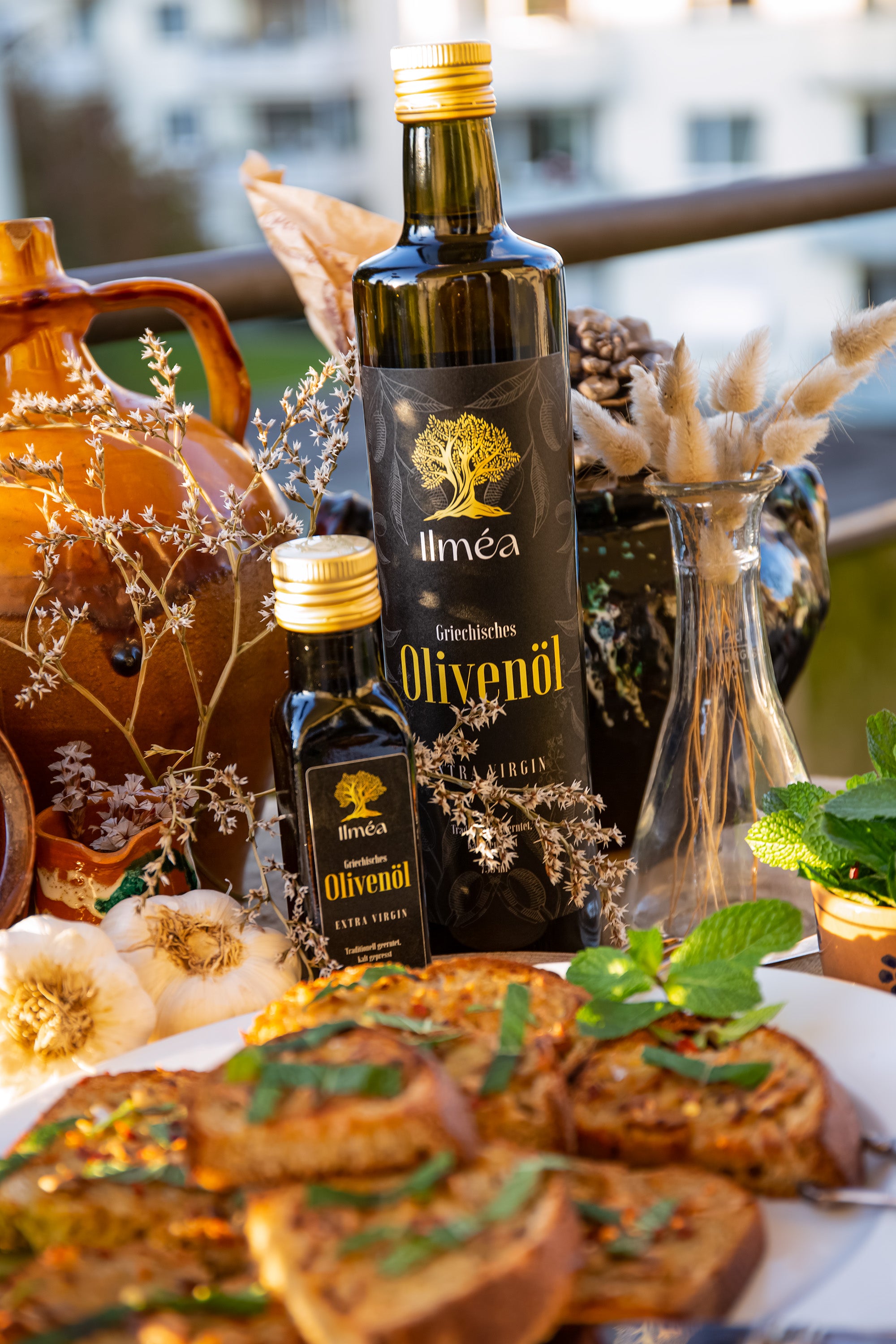 Kundengeschenk Olivenöl Flasche von Ilmea